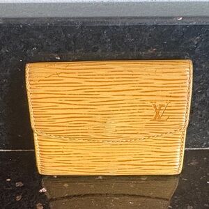 Louis Vuitton EPI Yellow Card Holder